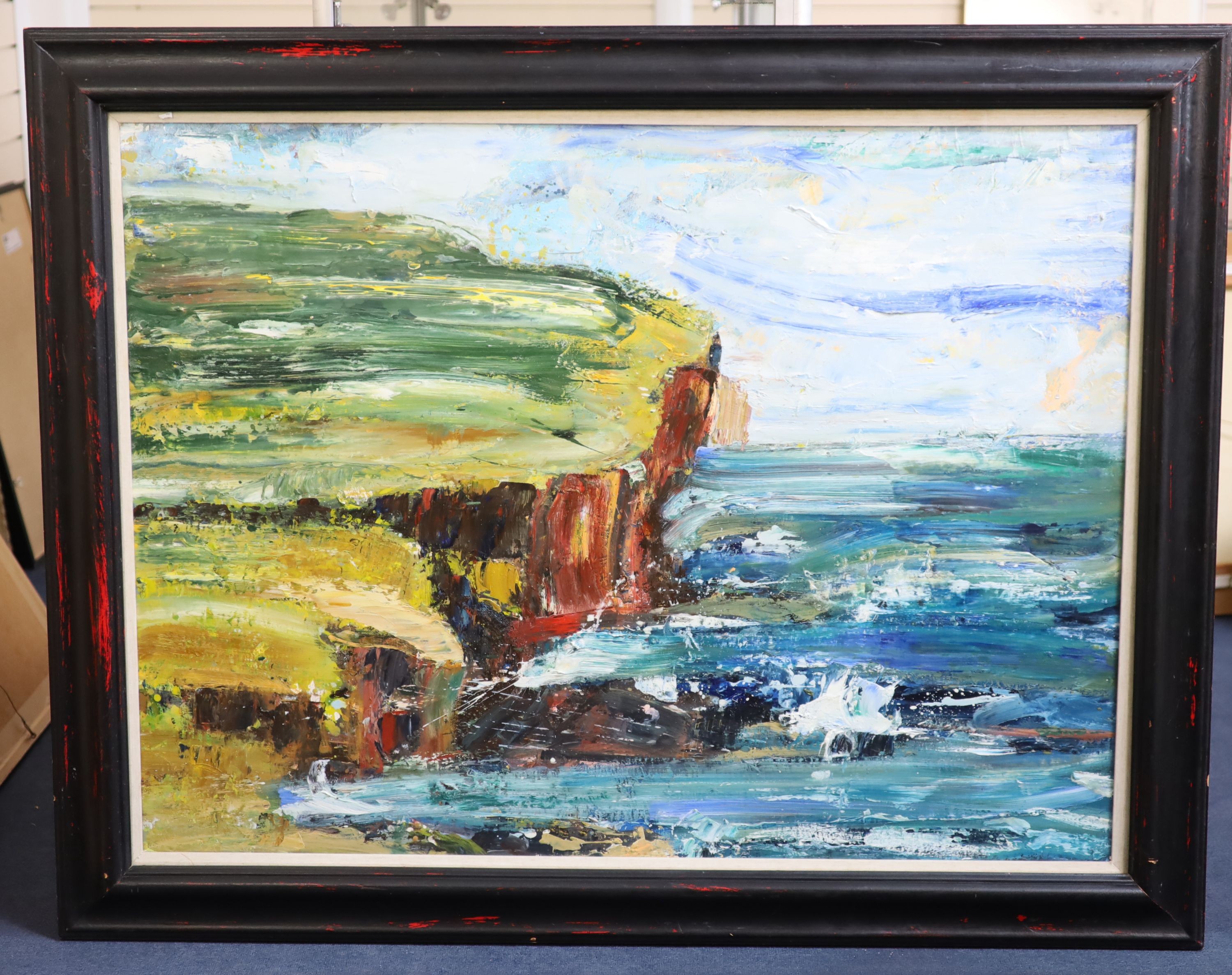Peter Mclaren (1964-), Brought of Birsay, 1997, Oil on board, 91 x 122cm.